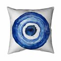 Begin Home Decor 26 x 26 in. Erbulus Blue Evil Eye-Double Sided Print Indoor Pillow 5541-2626-AB118